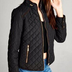 Quilted Puffer Style Jacket